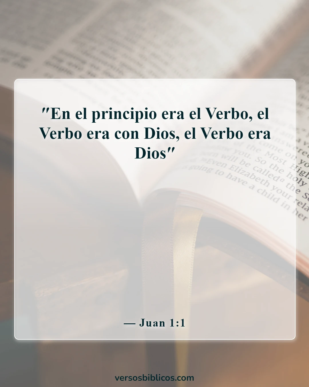Versículos de la Biblia sobre Jesús (Juan 1:1)