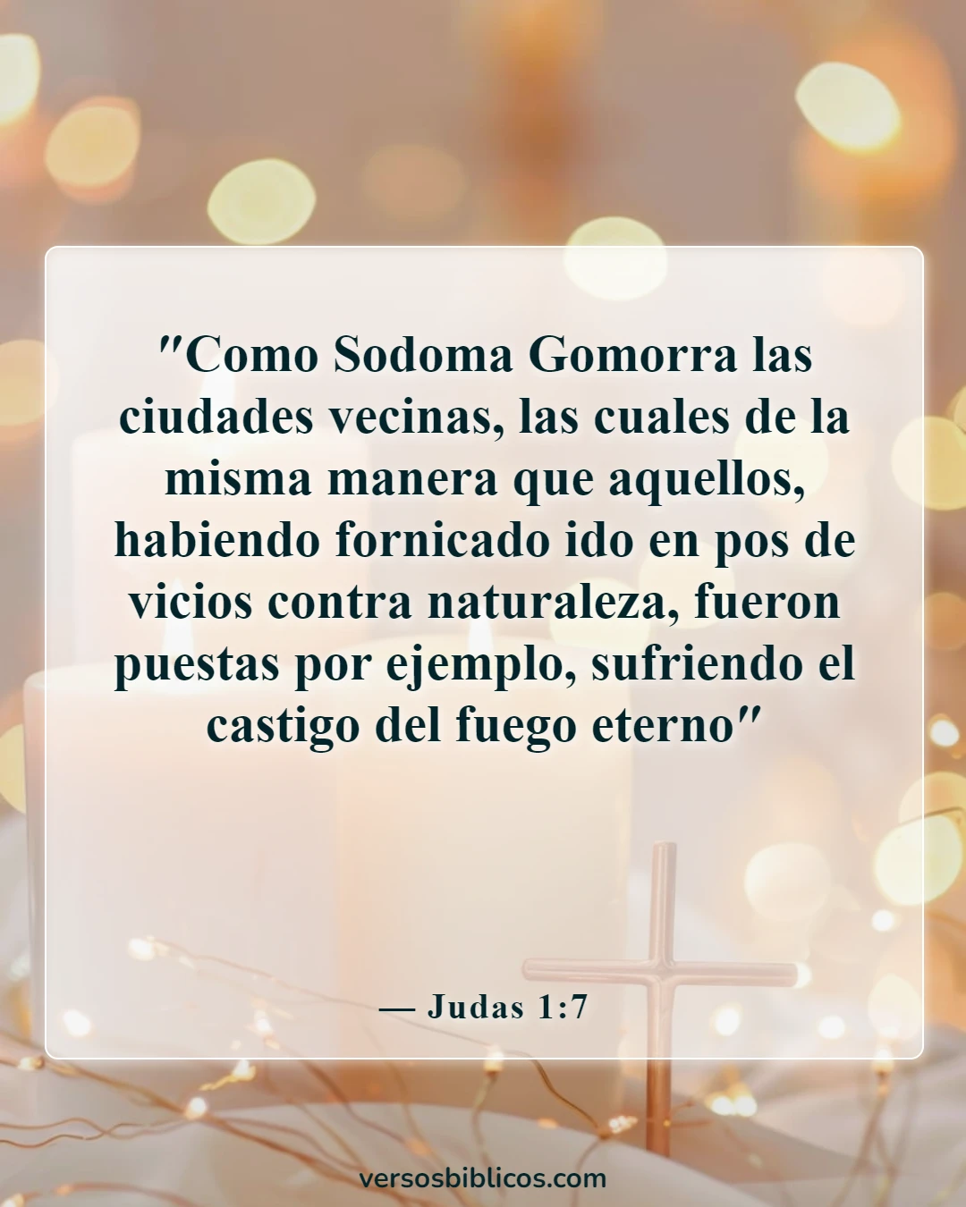 Versículos de la Biblia sobre el pecado y el infierno (Judas 1:7)