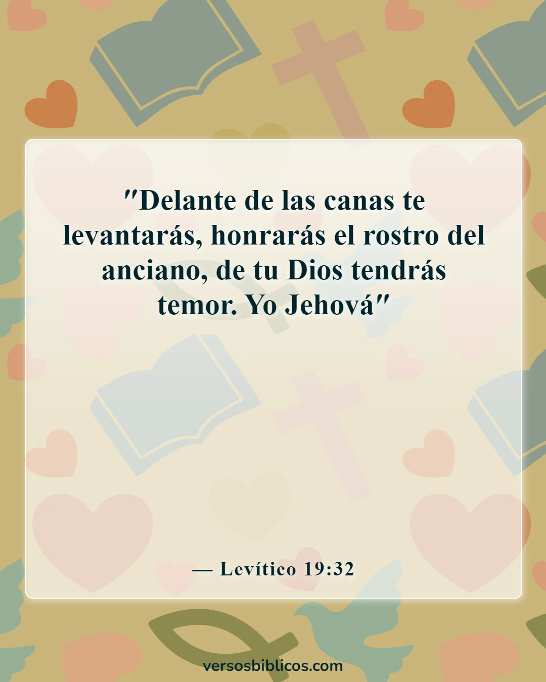 Versículos de la Biblia sobre la suegra (Levítico 19:32)