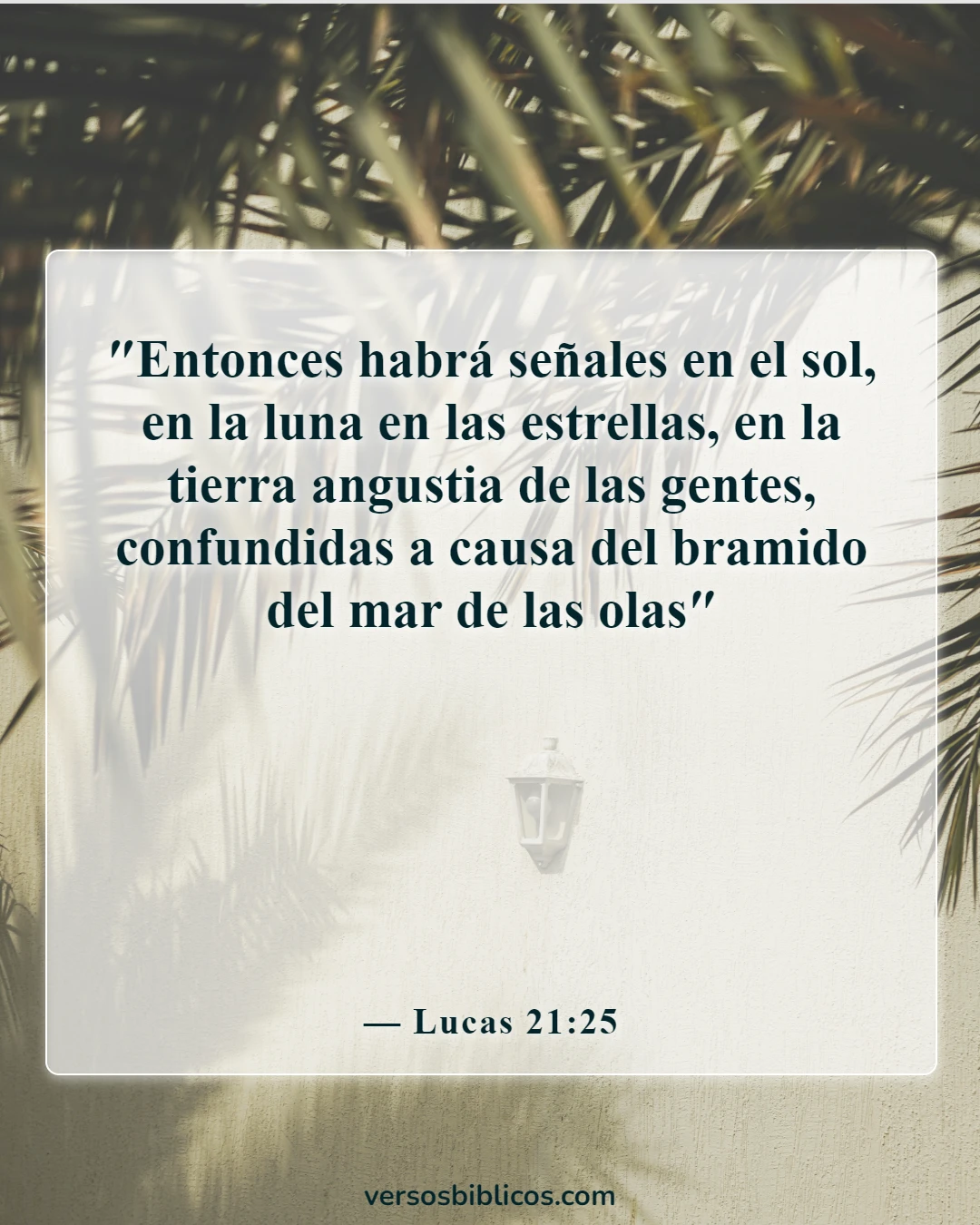 Versículos de la Biblia sobre la predicción del clima (Lucas 21:25)