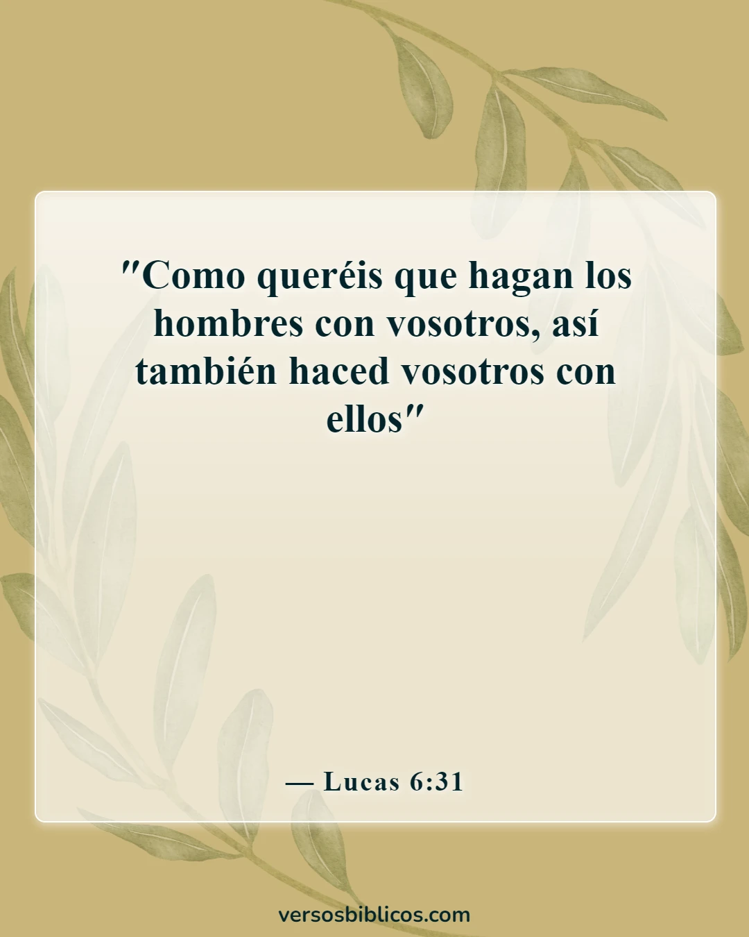 Versículos de la Biblia sobre las trampas en los negocios (Lucas 6:31)