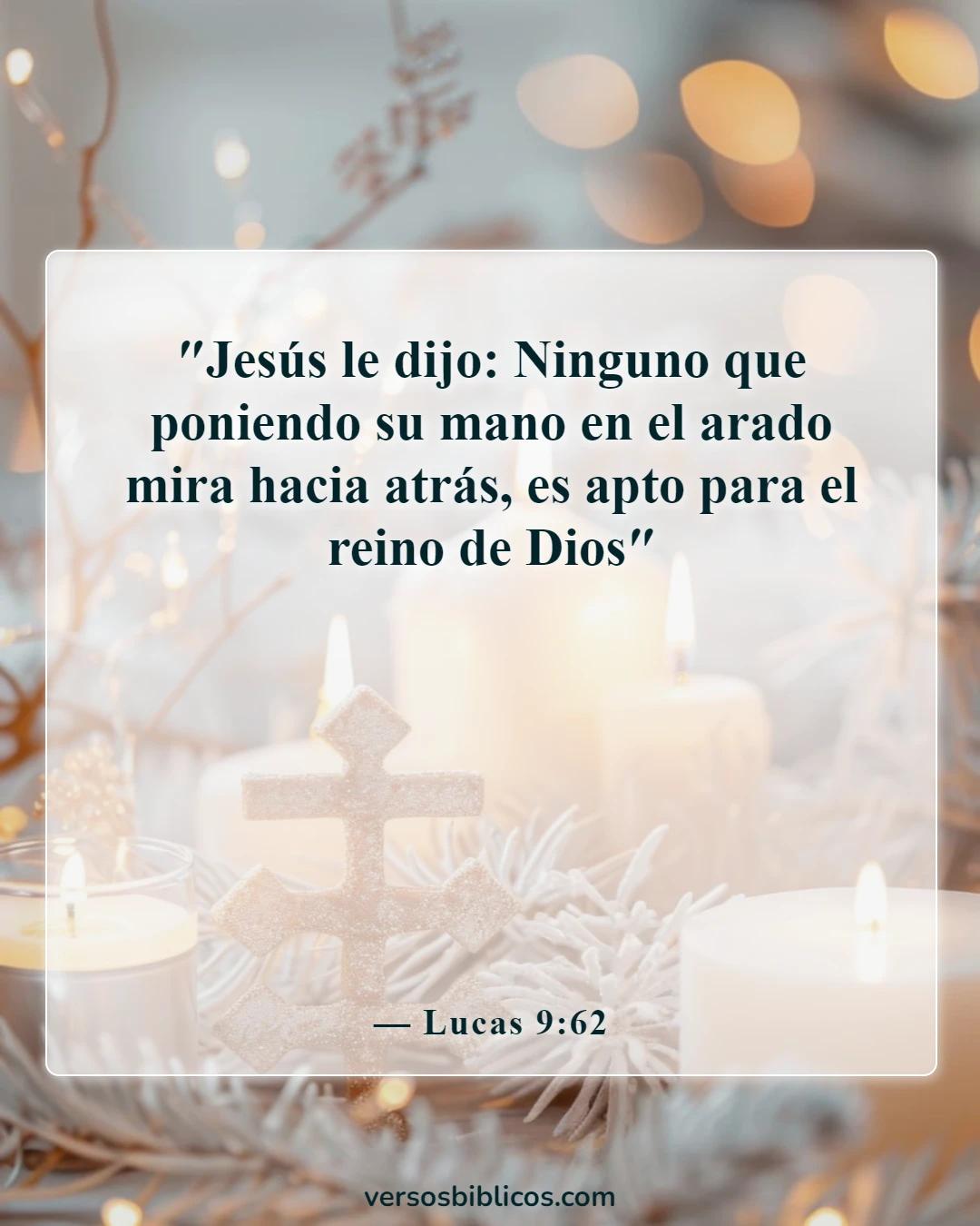 Versículos de la Biblia sobre olvidar el pasado y seguir adelante (Lucas 9:62)