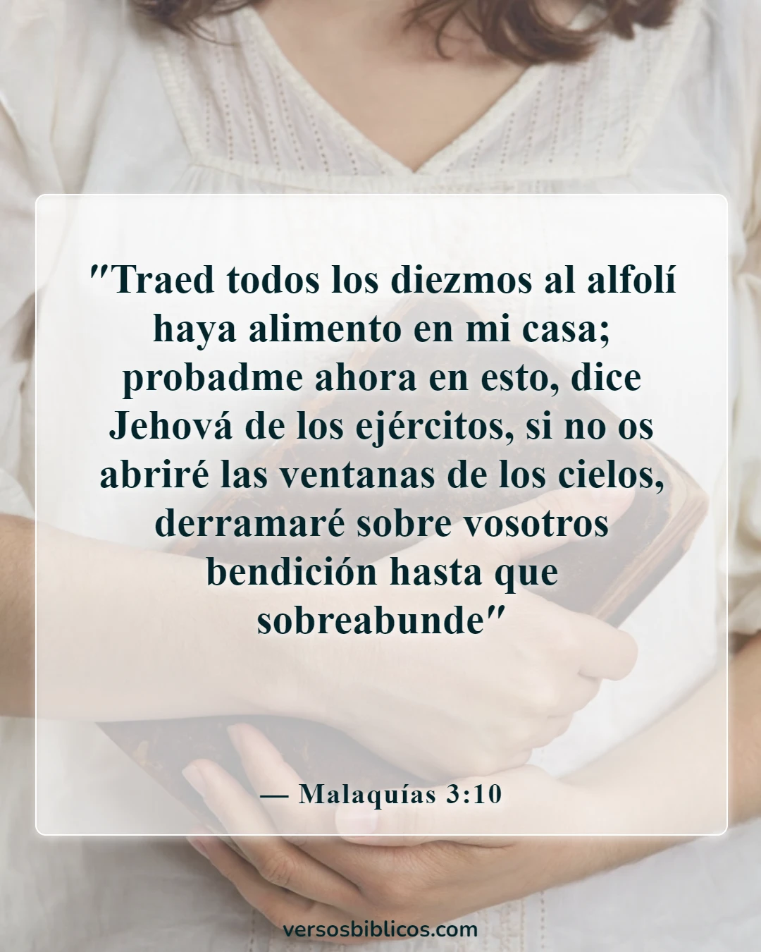 Versículos de la Biblia sobre la dedicación empresarial (Malaquías 3:10)