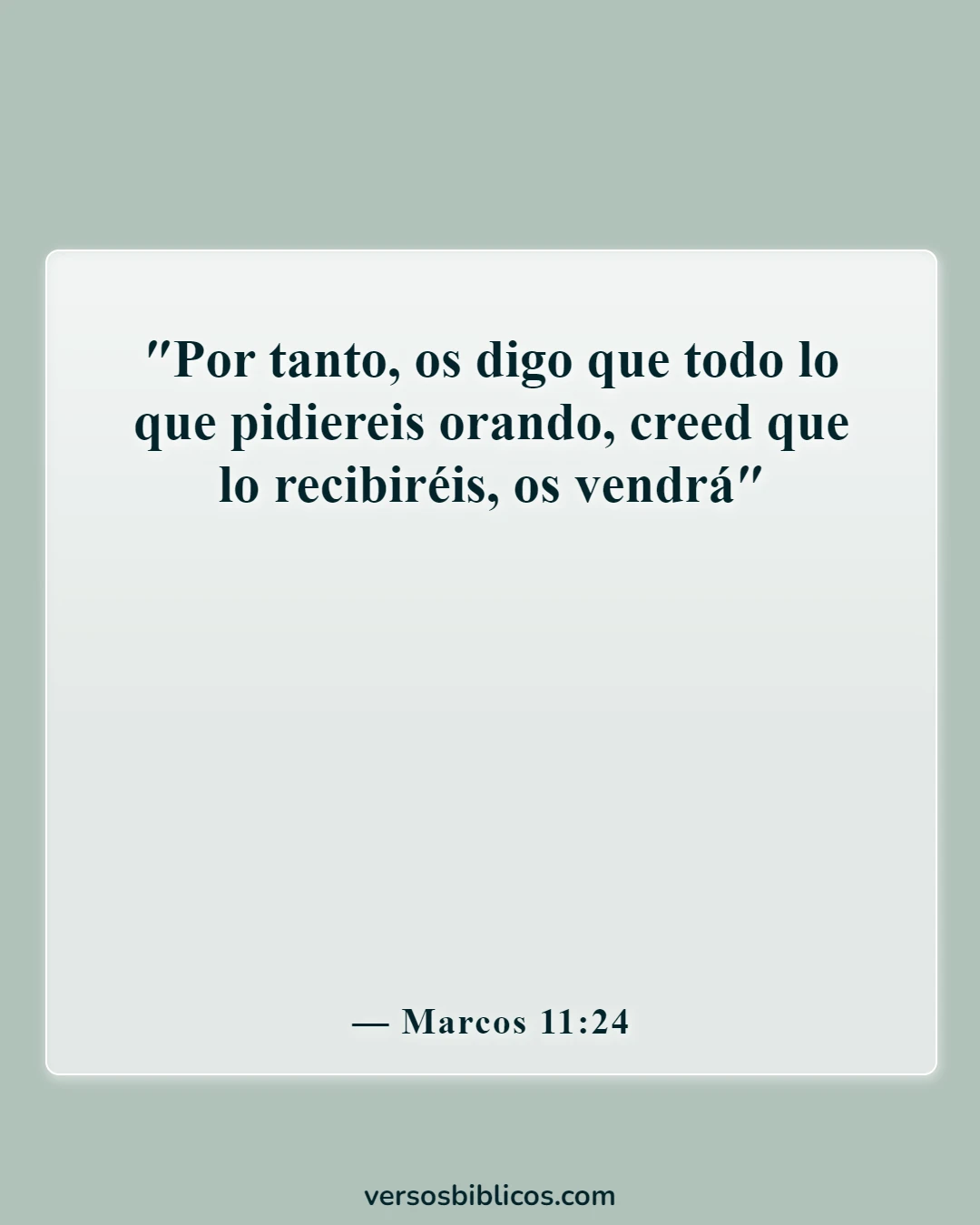 Versículos de la Biblia sobre el logro de metas (Marcos 11:24)