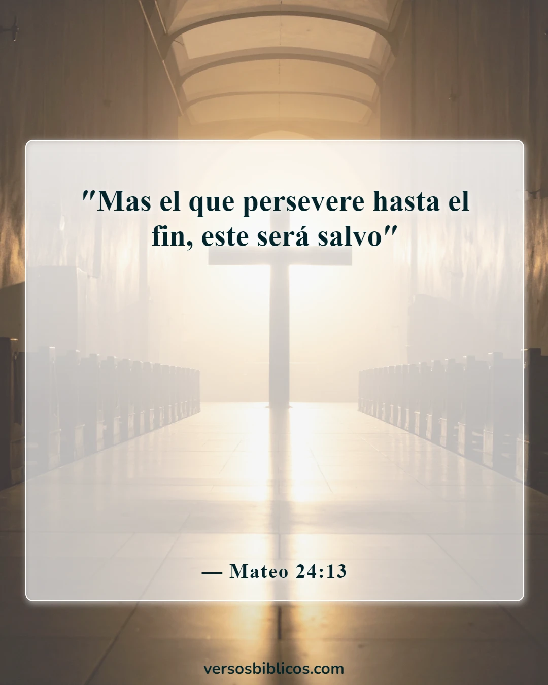 Versículos de la Biblia sobre la resistencia produce carácter (Mateo 24:13)
