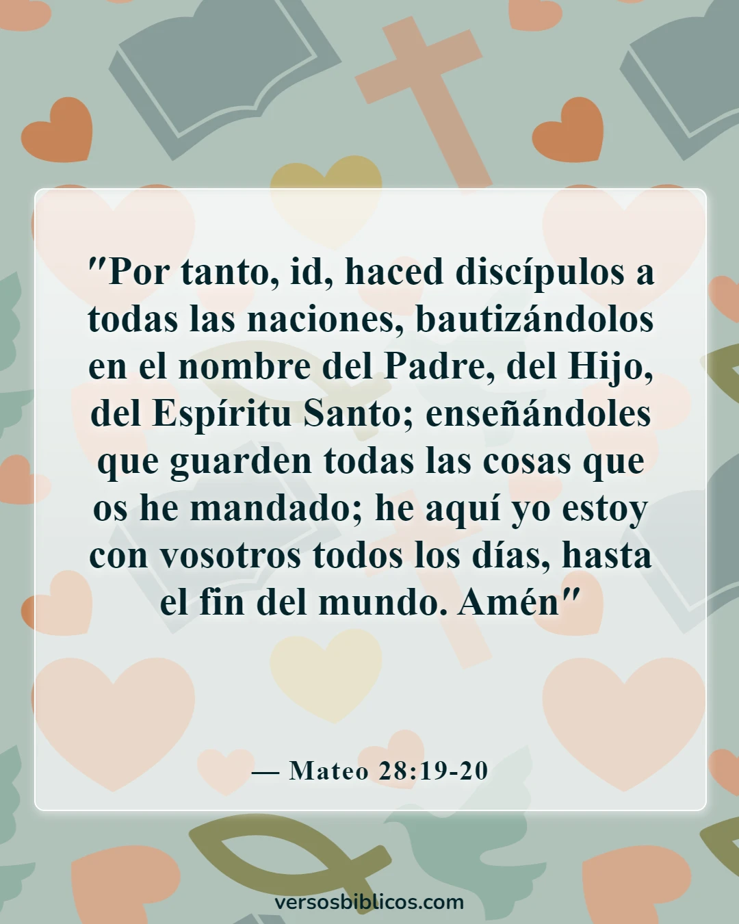 Versículos de la Biblia sobre la aventura (Mateo 28:19-20)