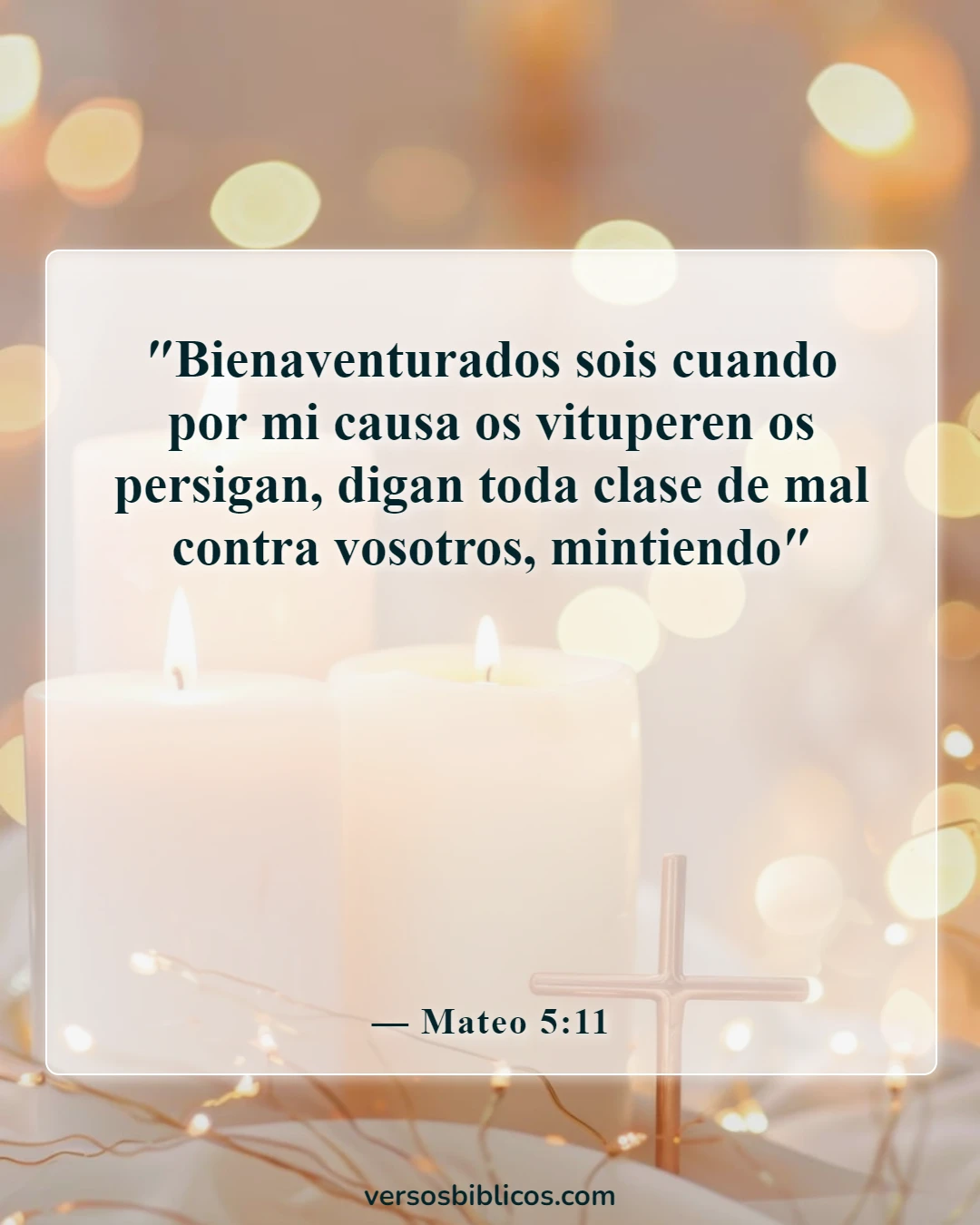 Versículos de la Biblia sobre burlarse de Dios (Mateo 5:11)