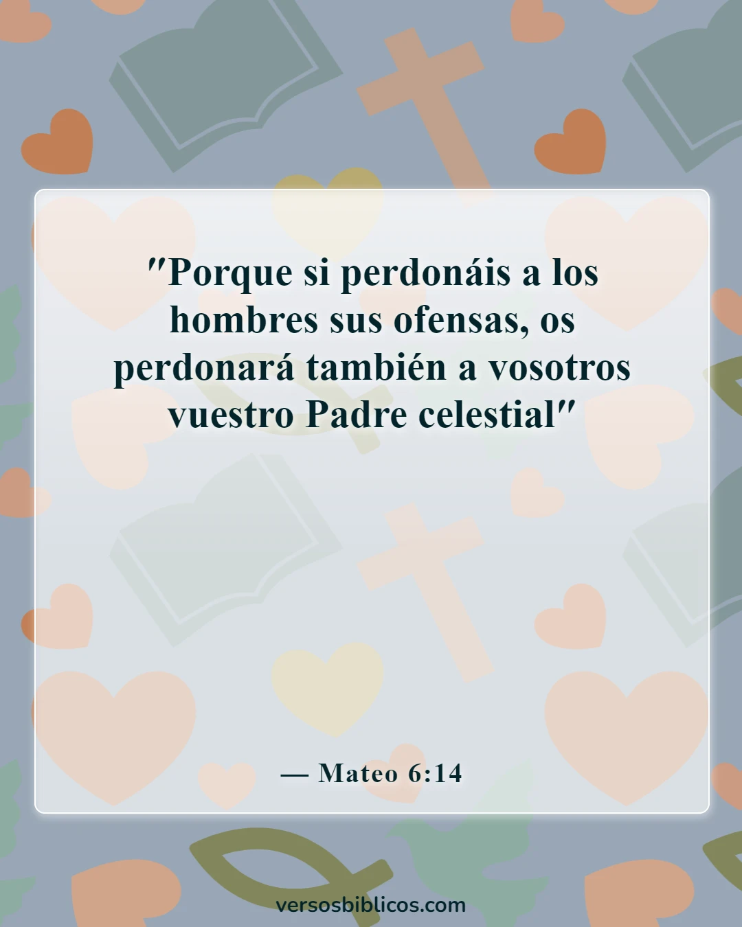 Versículos de la Biblia sobre pedir y recibir (Mateo 6:14)