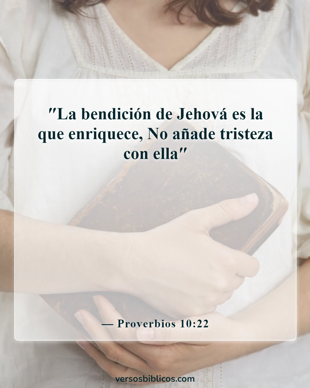 Versículos de la Biblia sobre la dedicación empresarial (Proverbios 10:22)