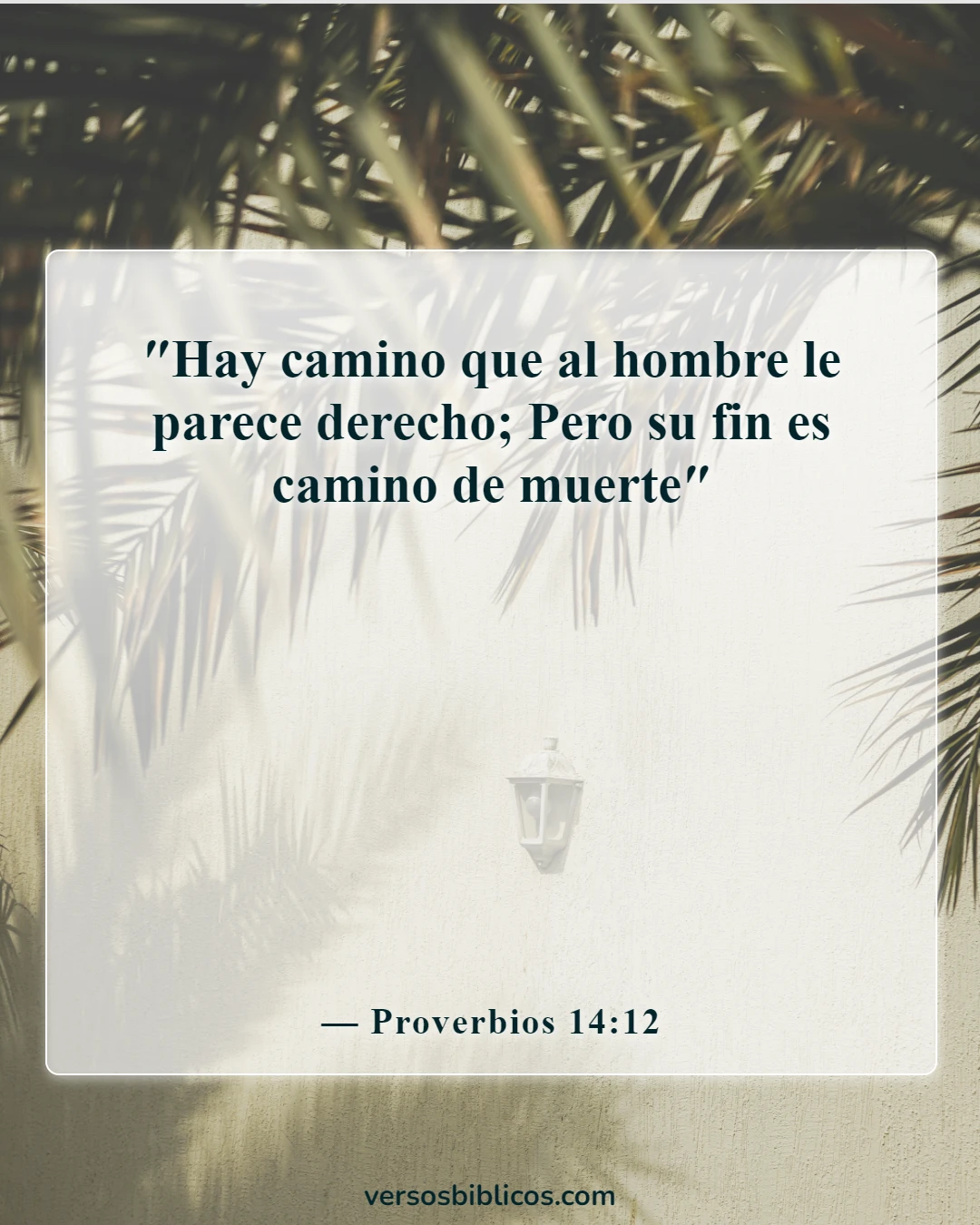Versículos de la Biblia sobre orientación en la toma de decisiones (Proverbios 14:12)