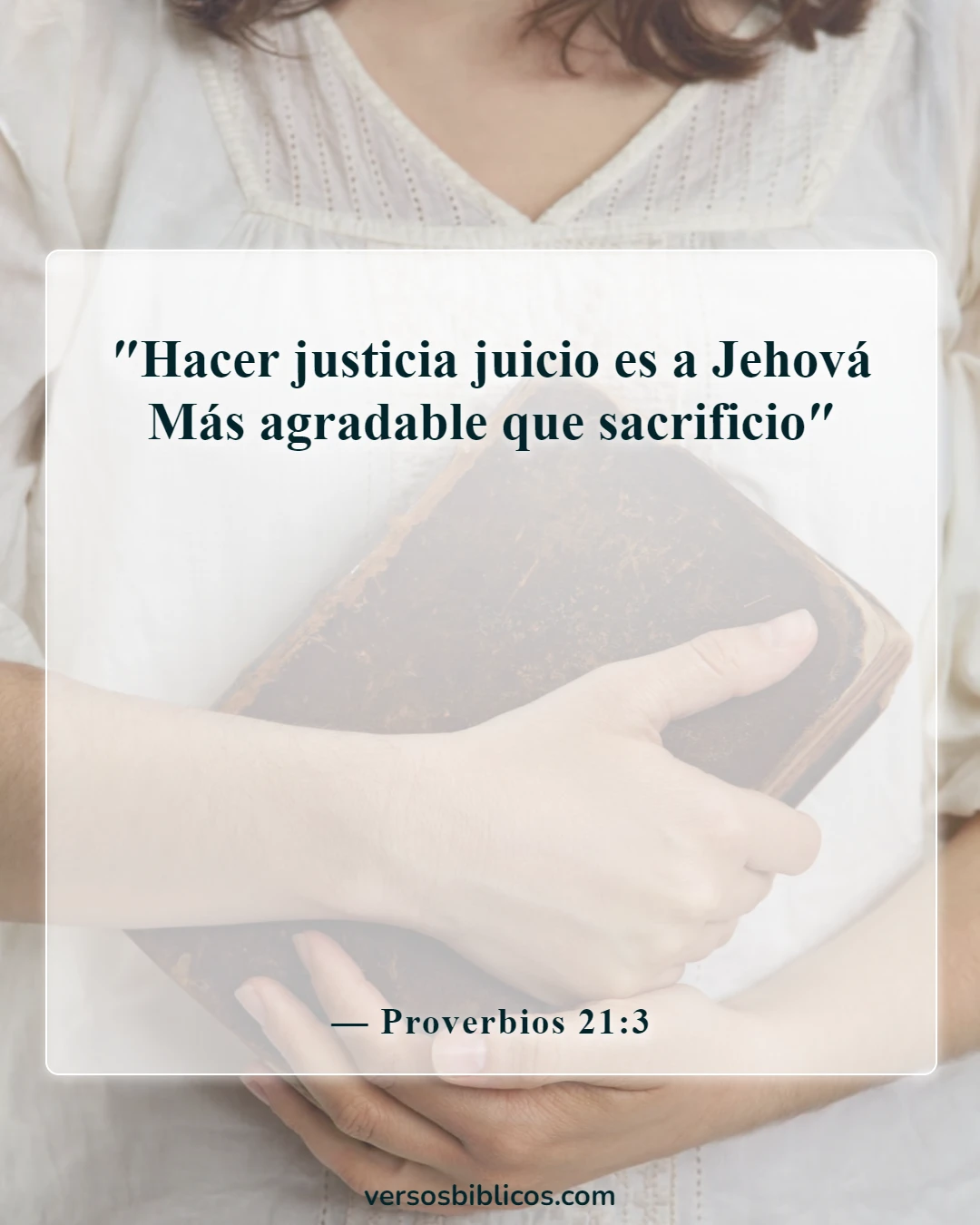 Versículos de la Biblia sobre las trampas en los negocios (Proverbios 21:3)