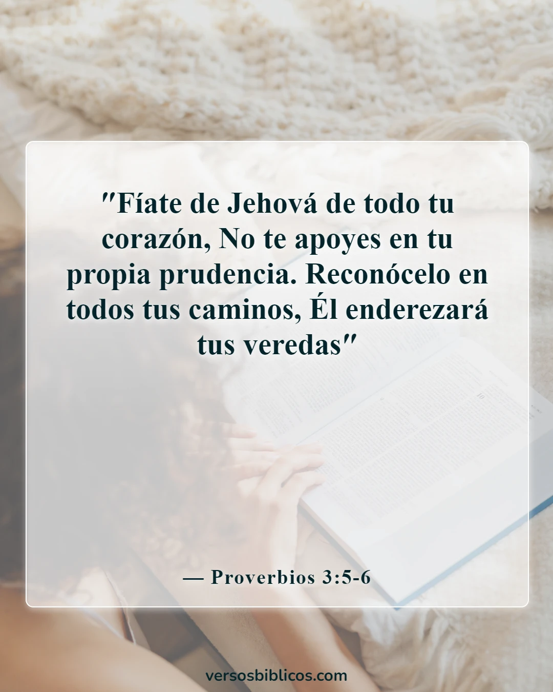 Versículos de la Biblia sobre la muerte inesperada de un niño (Proverbios 3:5-6)