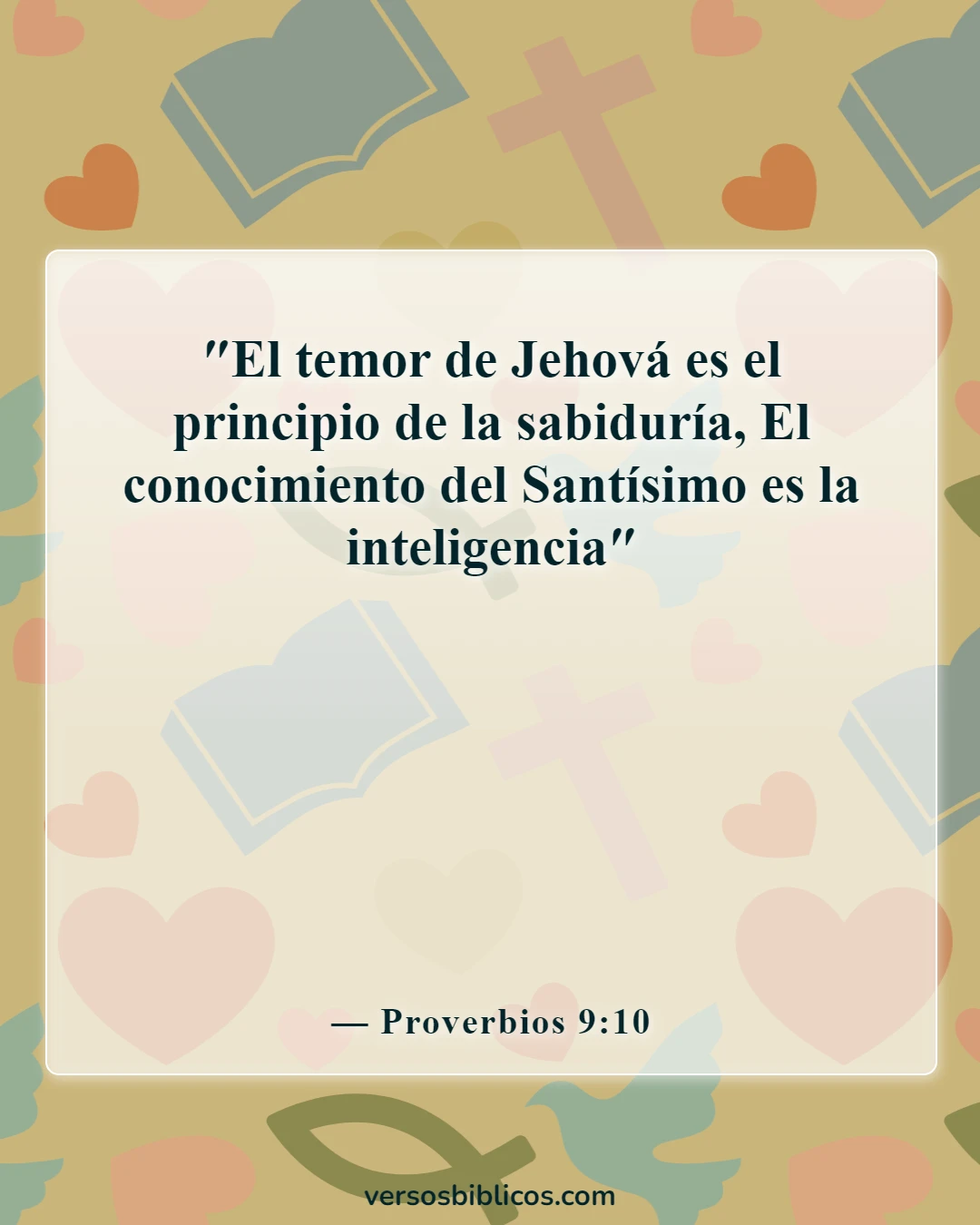 Versículos de la Biblia sobre la sabiduría de Salomón (Proverbios 9:10)