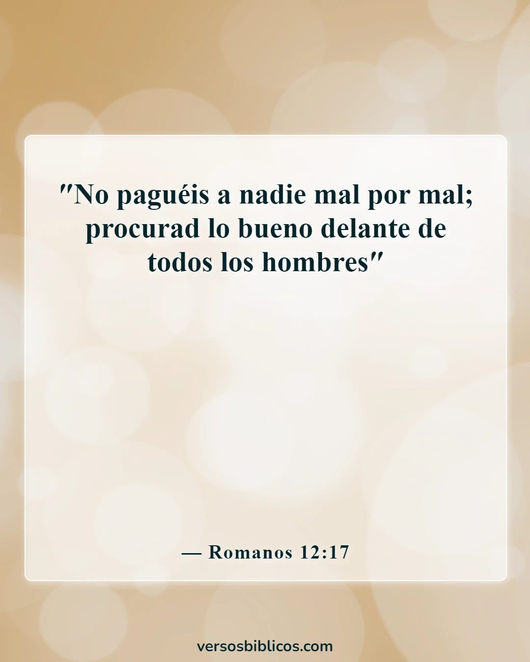 Versículos de la Biblia sobre las trampas en los negocios (Romanos 12:17)