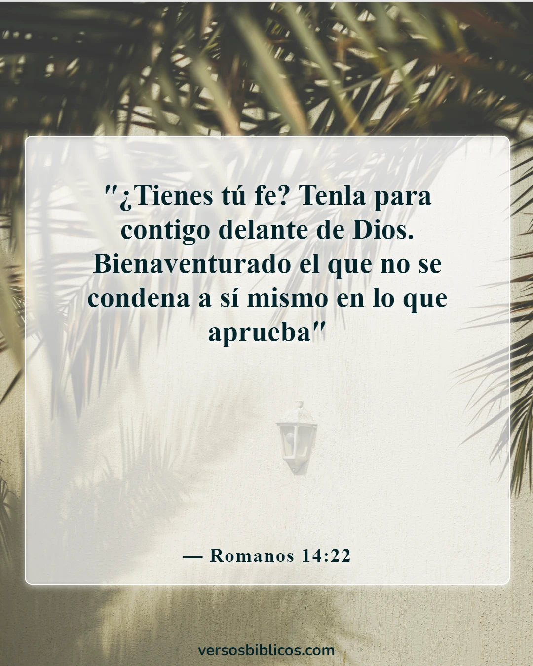 Versículos de la Biblia sobre la toma de decisiones morales (Romanos 14:22)