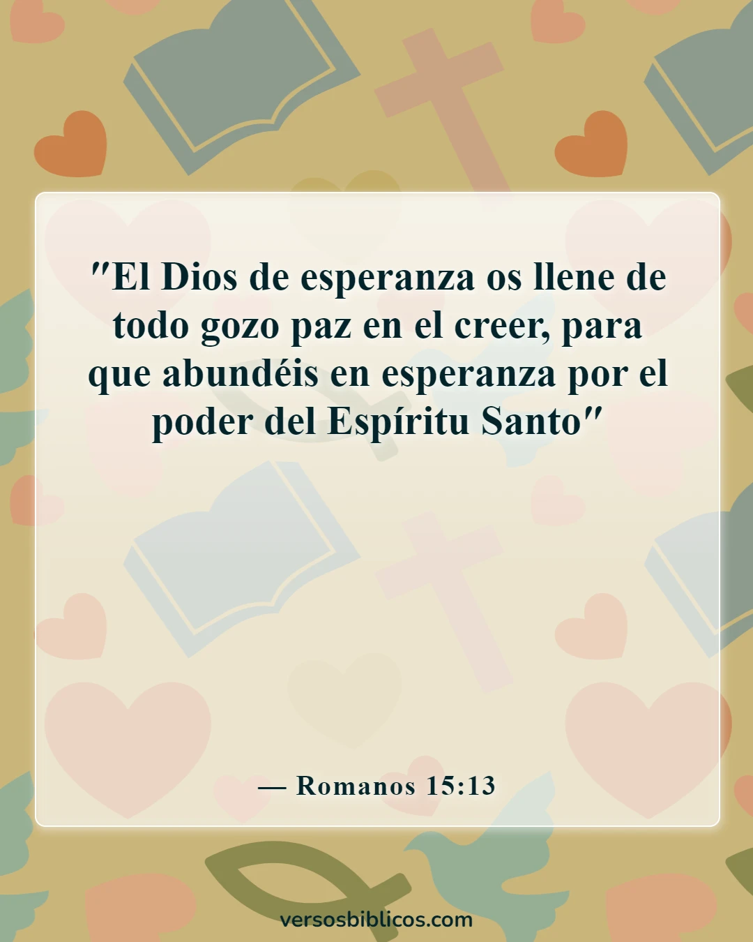 Versículos de la Biblia sobre el embarazo inesperado (Romanos 15:13)