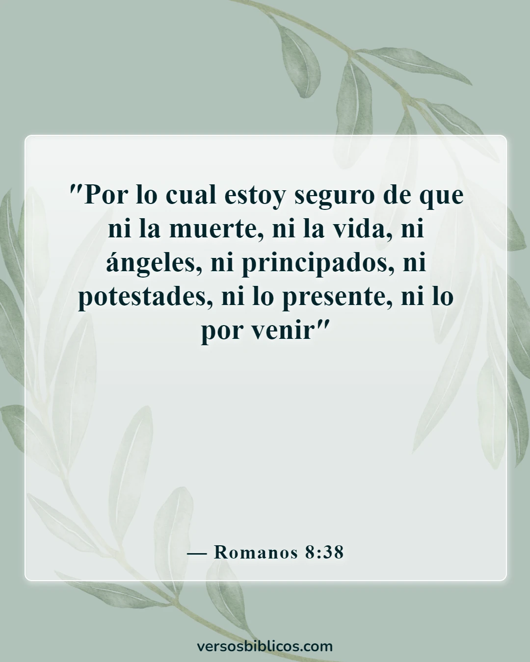 Versículos de la Biblia sobre el estímulo para las mujeres (Romanos 8:38)