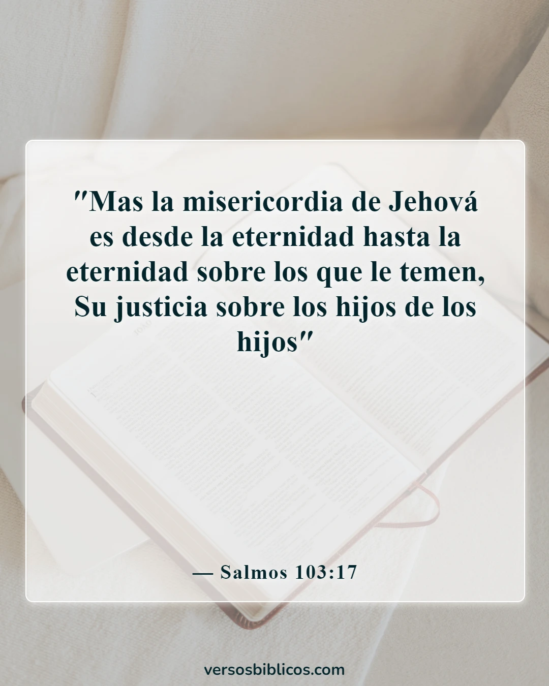 Versículos de la Biblia sobre abuelos y nietos (Salmos 103:17)