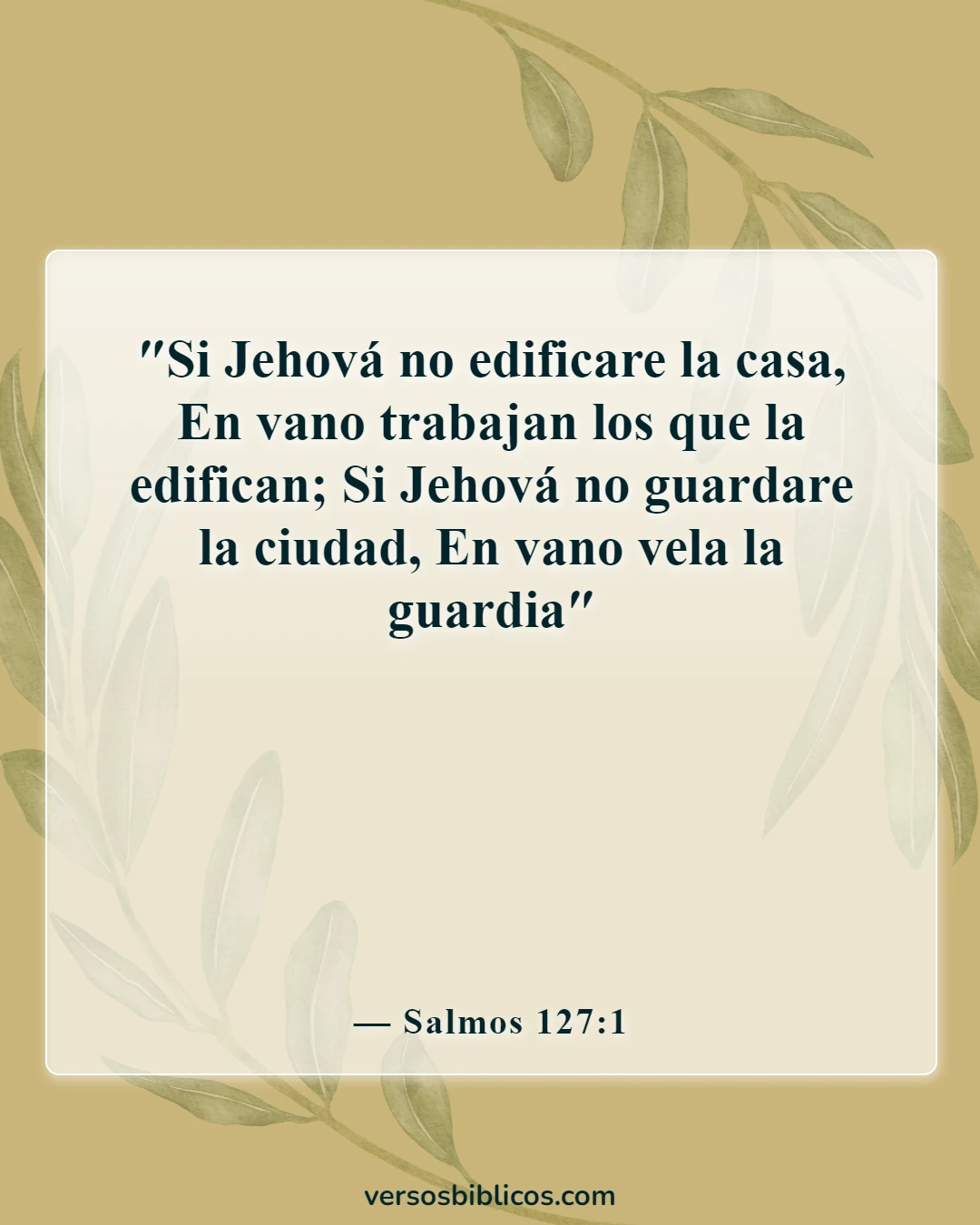 Versículos de la Biblia sobre la dedicación empresarial (Salmos 127:1)