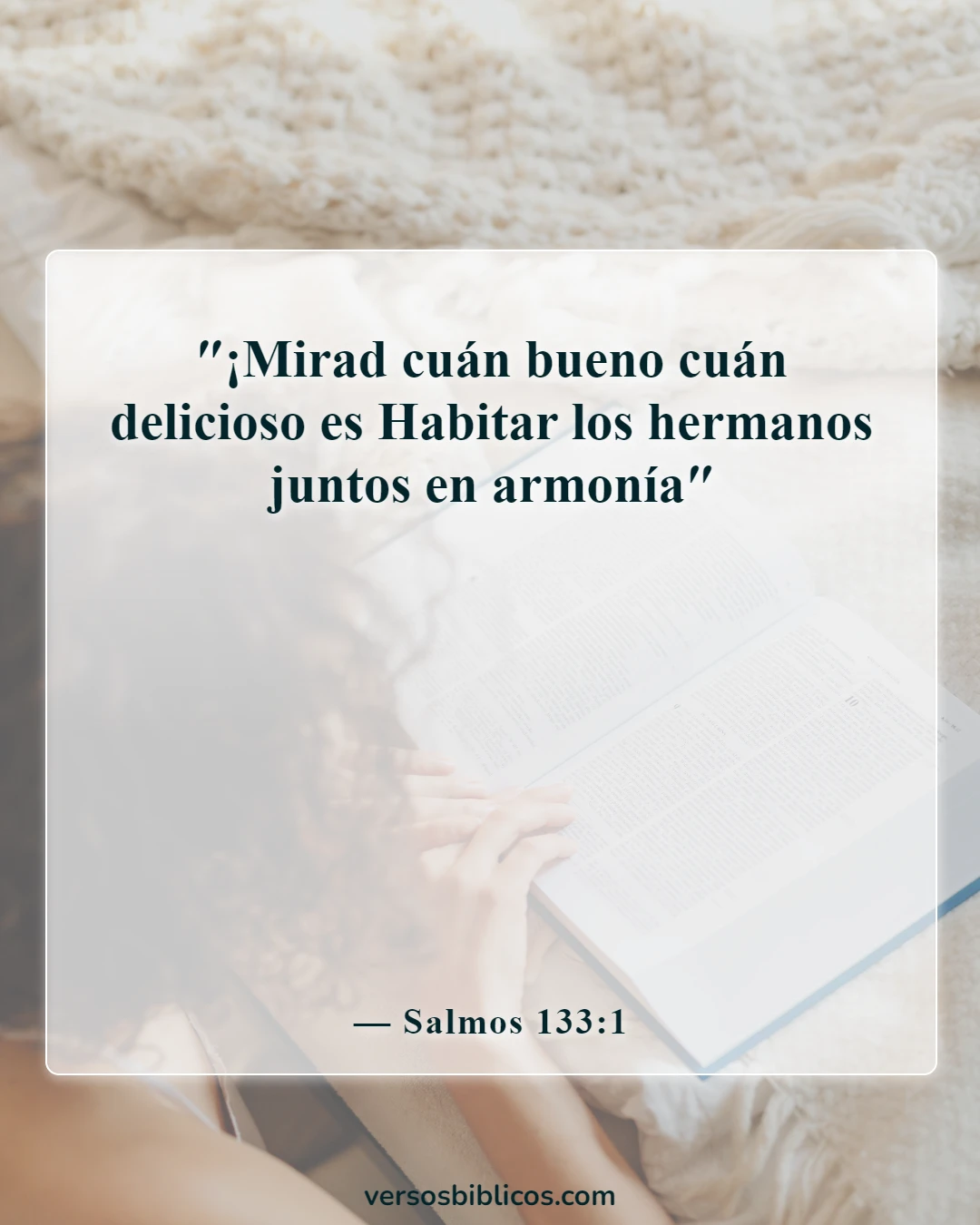 Versículos de la Biblia sobre la suegra (Salmos 133:1)