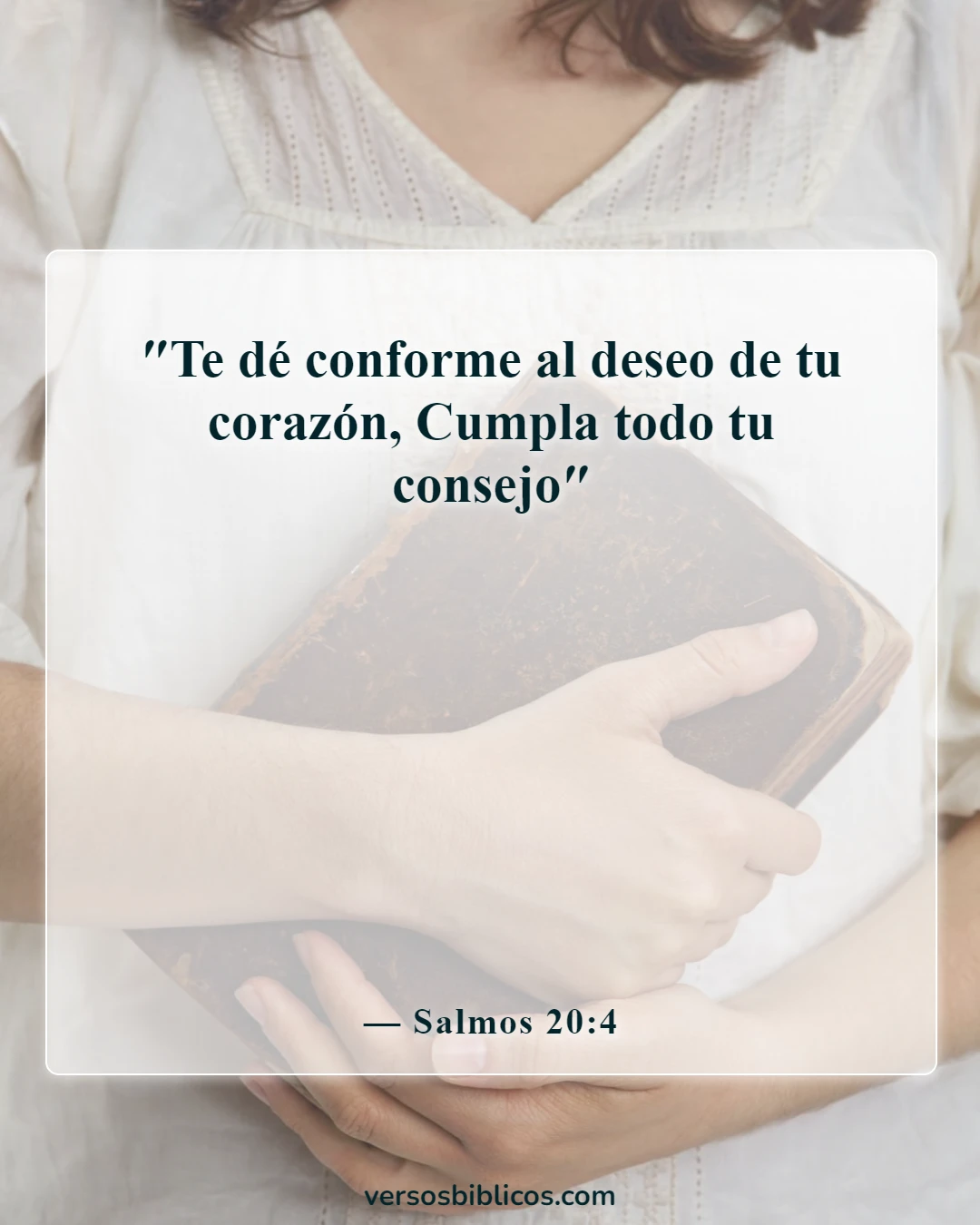Versículos de la Biblia sobre logros (Salmos 20:4)