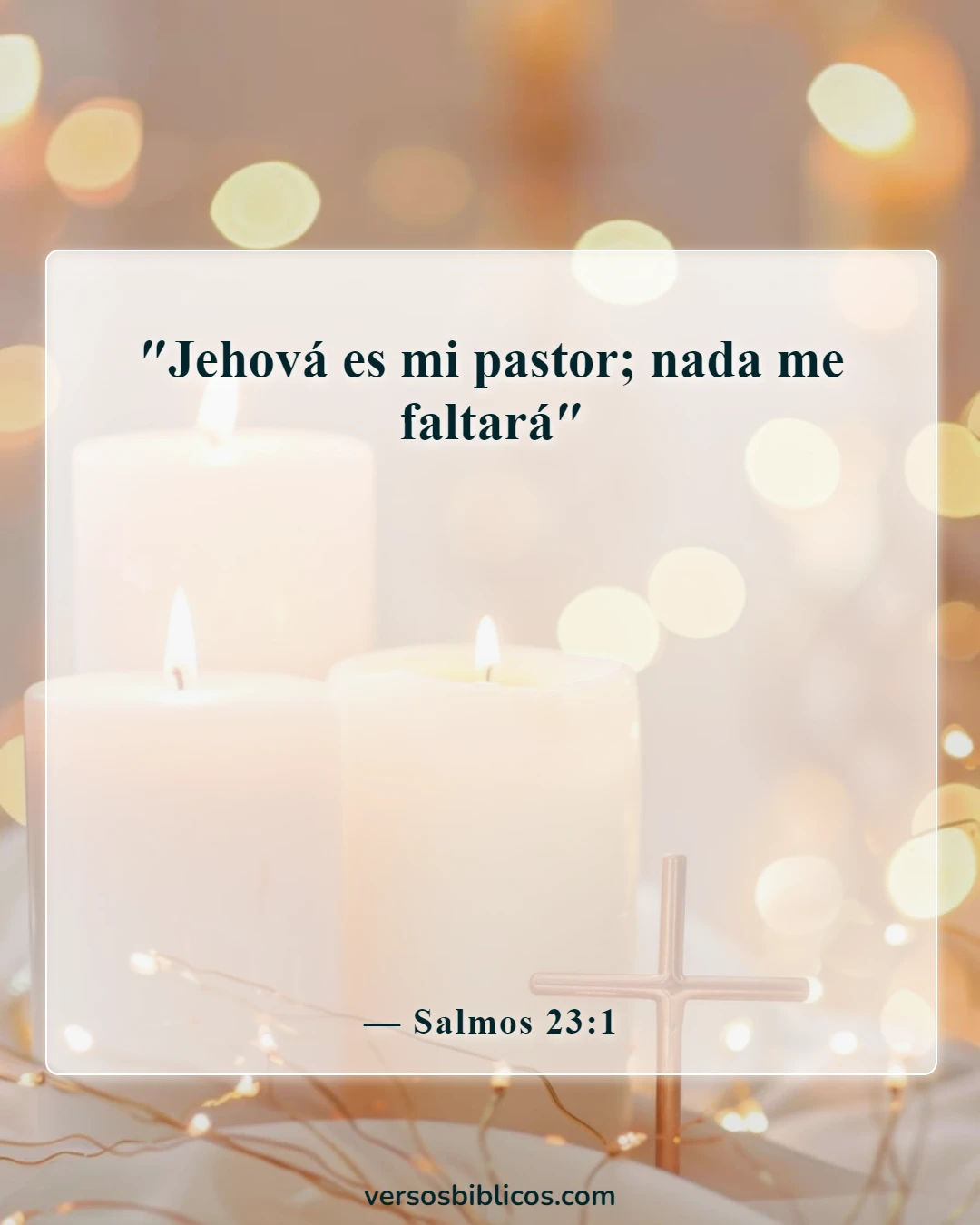 Versículos de la Biblia sobre vivir la vida más abundantemente (Salmos 23:1)