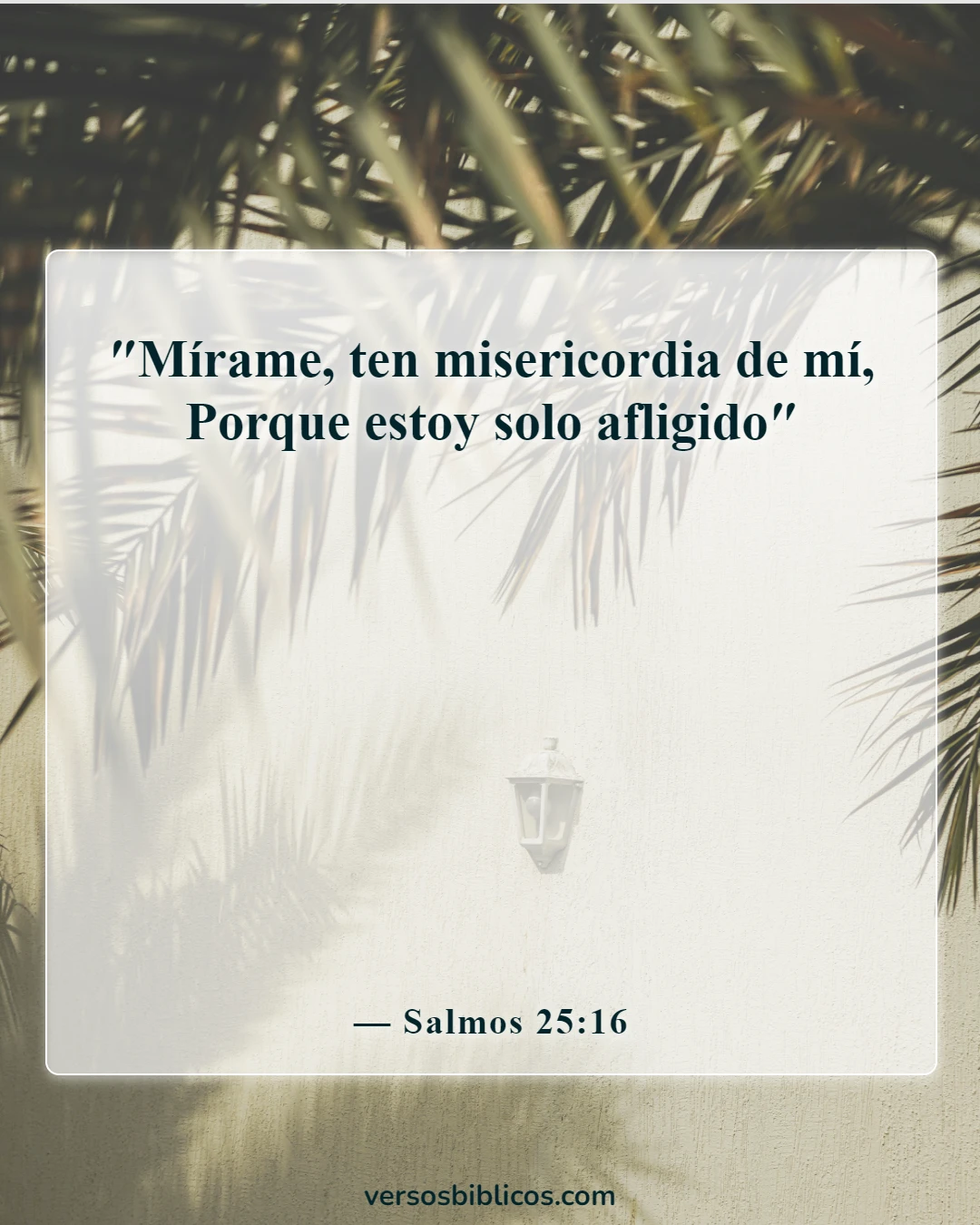 Versículos de la Biblia sobre sentirse aislado (Salmos 25:16)