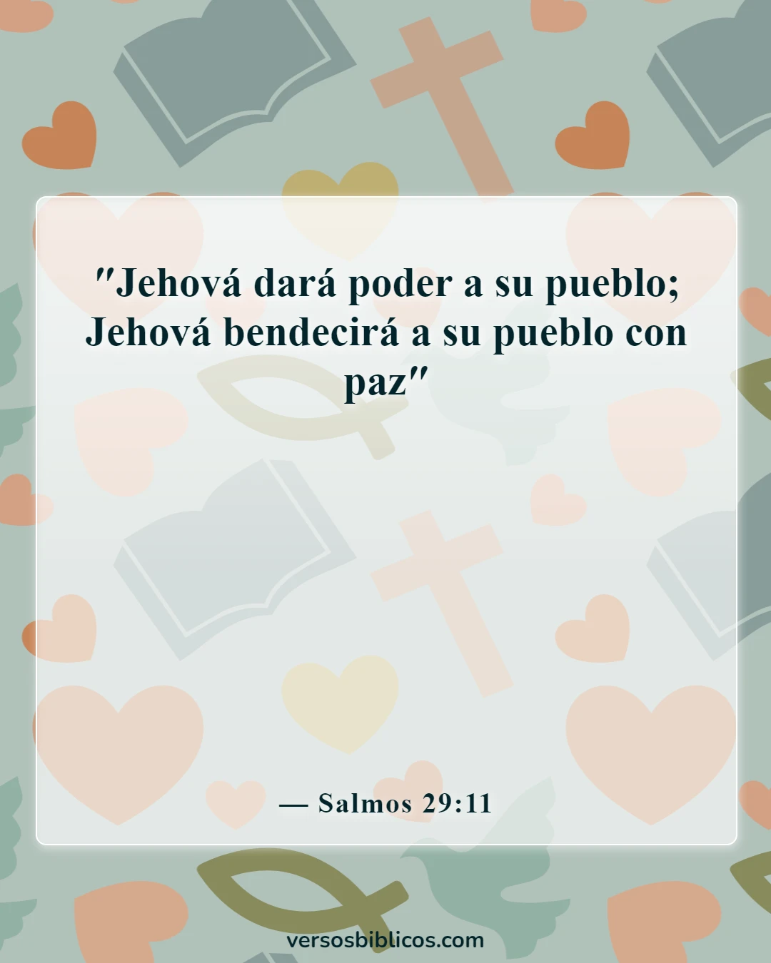 Versículos de la Biblia sobre el consuelo de una madre afligida (Salmos 29:11)