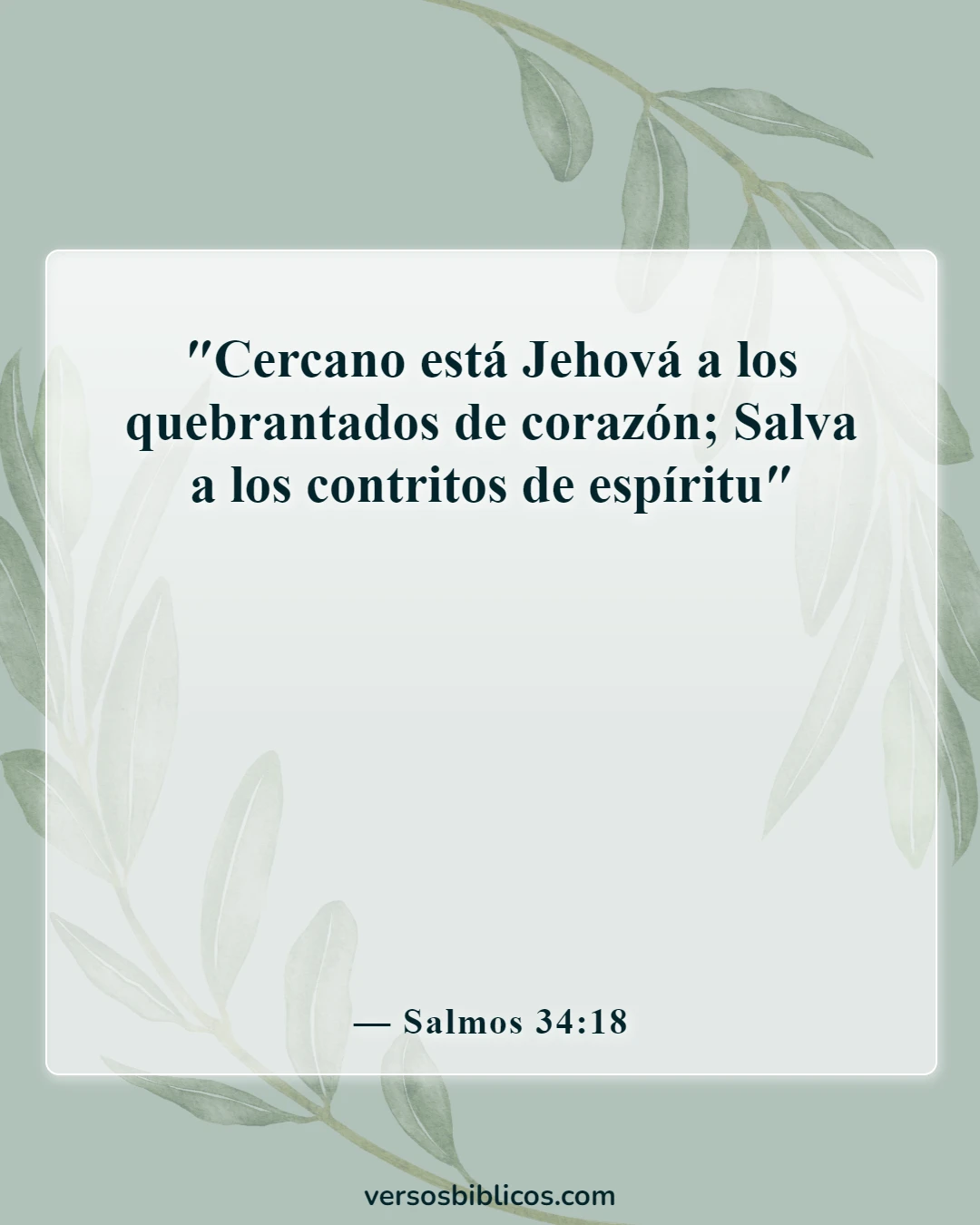 Versículos de la Biblia sobre la muerte inesperada de un niño (Salmos 34:18)