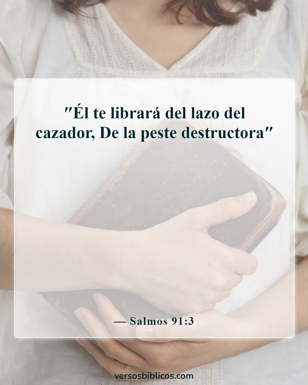 Versículos de la Biblia sobre las influencias malas y negativas (Salmos 91:3)