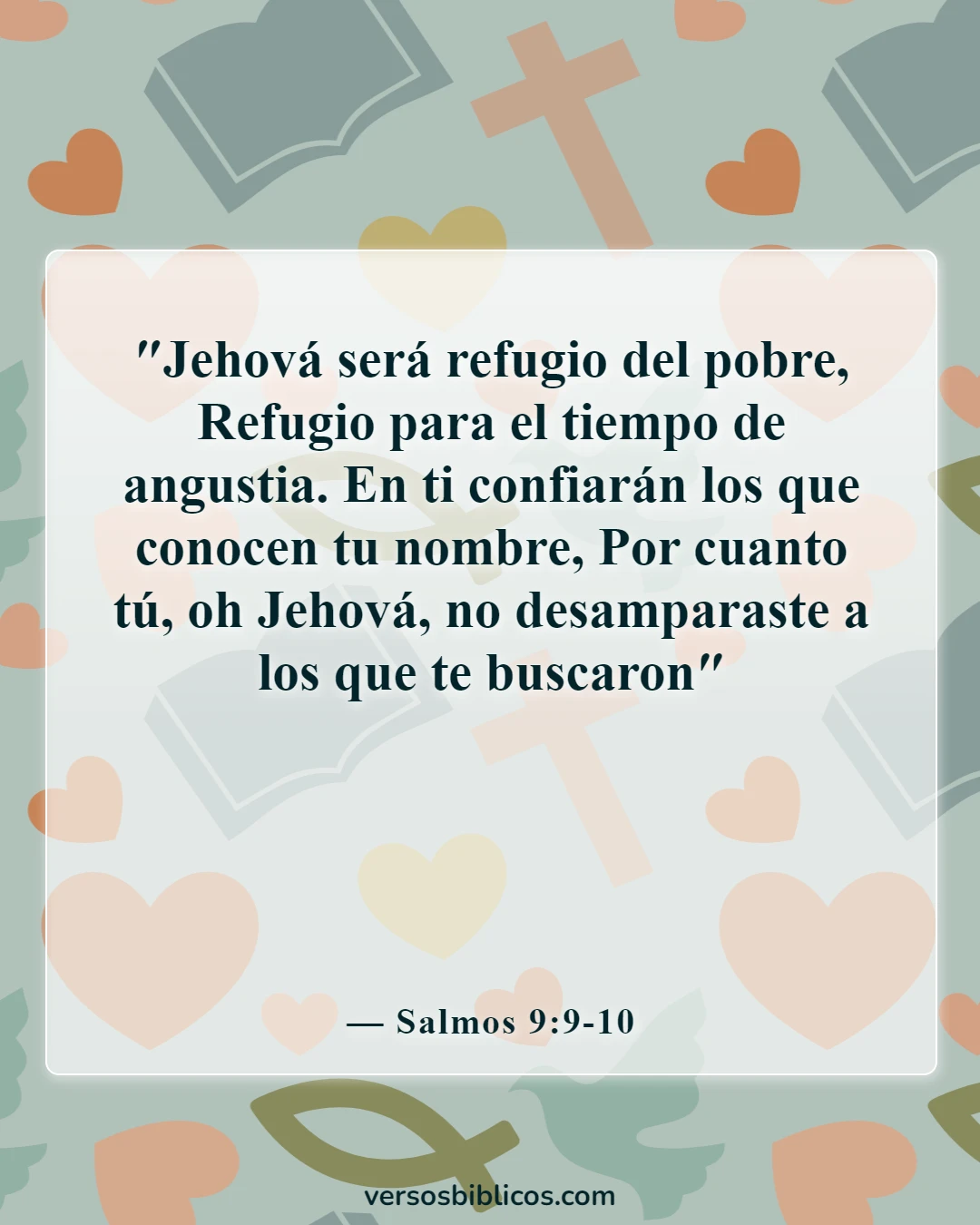 Versículos de la Biblia sobre el embarazo inesperado (Salmos 9:9-10)