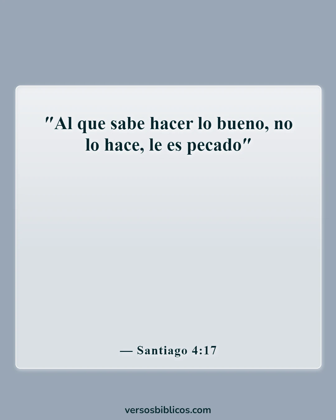 Versículos de la Biblia sobre las trampas en los negocios (Santiago 4:17)