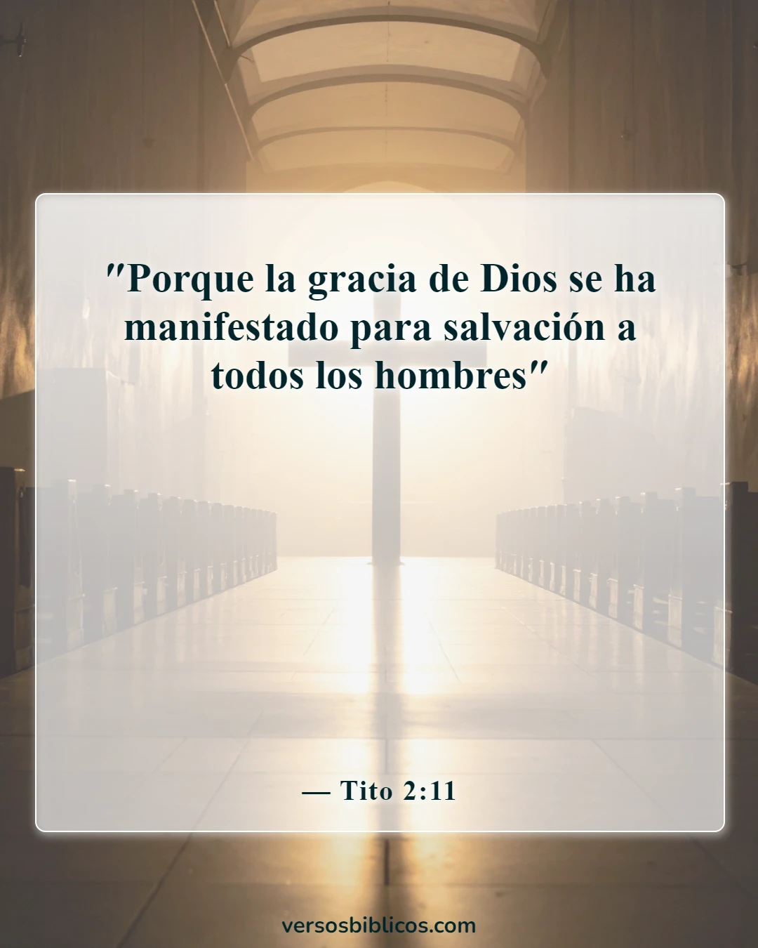 Versículos de la Biblia sobre la adopción (Tito 2:11)