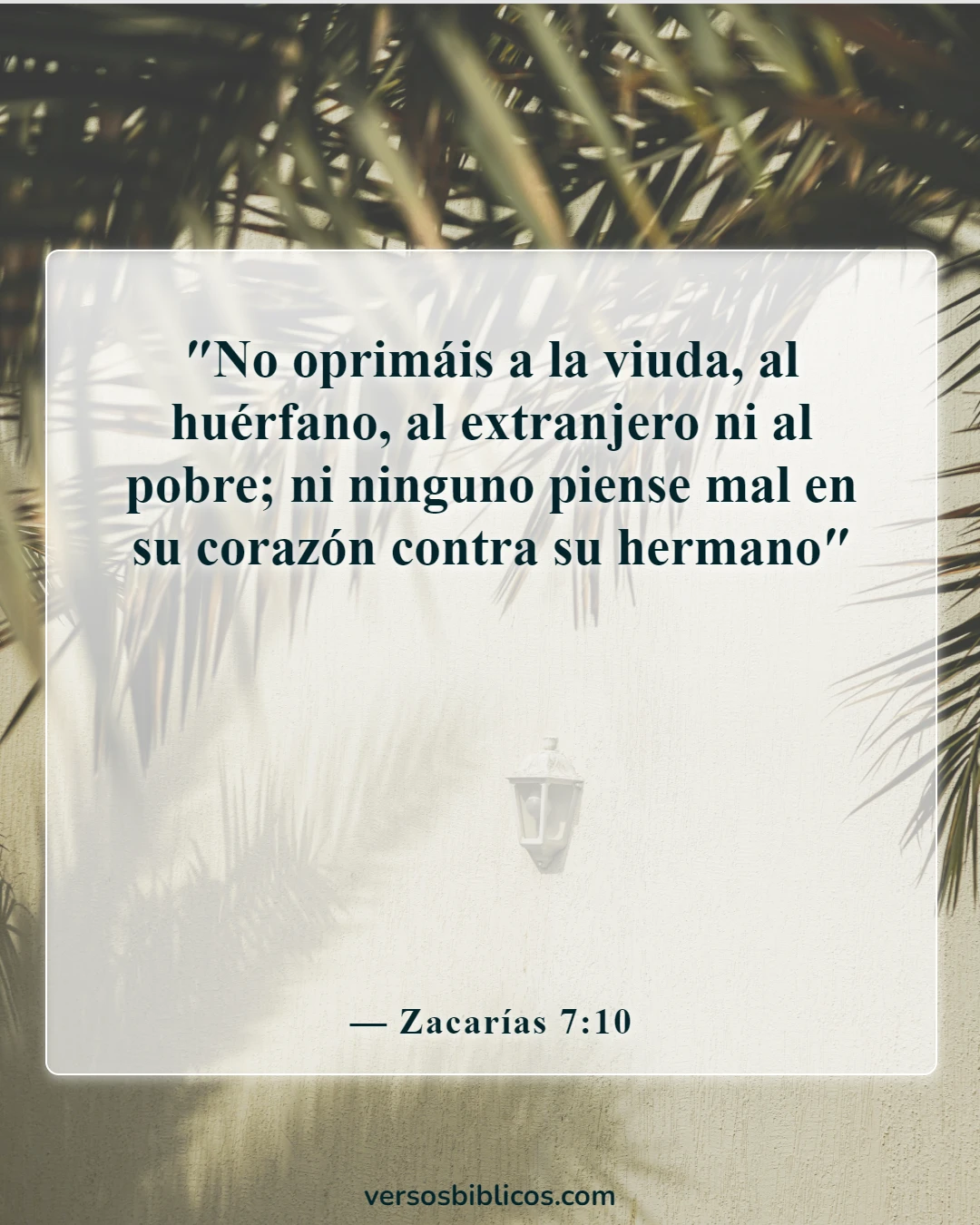 Versículos de la Biblia sobre lastimar a una mujer (Zacarías 7:10)